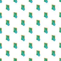 Clipboard with insurance form pattern vector