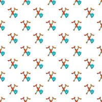 Crossed crutches and shield pattern, cartoon style vector