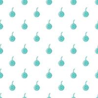 Tea strainer pattern, cartoon style vector