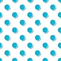 Fire alarm pattern, cartoon style vector