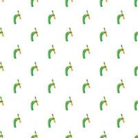 Faucet for beer pattern, cartoon style vector