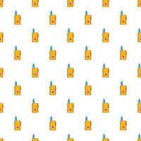 Vape device pattern, cartoon style vector