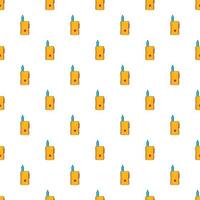 Vape device pattern, cartoon style vector