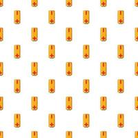 Battery pattern, cartoon style vector