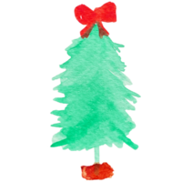 éléments de noël aquarelle png