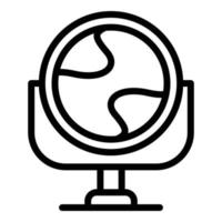 School globe icon outline vector. World travel vector