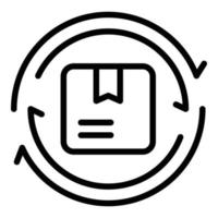 System management icon outline vector. Digital control vector