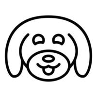 Pet hotel icon outline vector. Dog spa vector