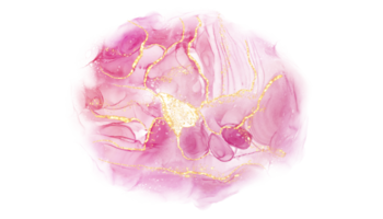abstract achtergrond met alcohol inkt, marmeren structuur ontwerp met goud schitteren achtergrond voor sjabloon. uitnodiging kaart. groet kaart. bruiloft kaart png