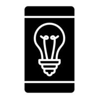 Mobile Solutions Glyph Icon vector