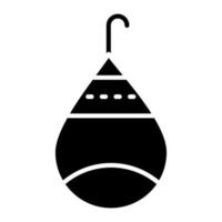 Sinker Glyph Icon vector