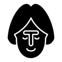 T Zone Glyph Icon vector