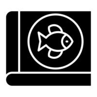 Fishing Lessons Glyph Icon vector