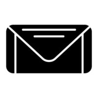Mail Glyph Icon vector