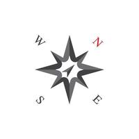 Compass logo template vector icon