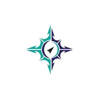 Compass logo template vector icon