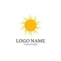 Sun vector illustration icon logo