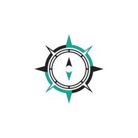 Compass logo template vector icon