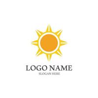 Sun vector illustration icon logo