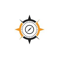 Compass logo template vector icon