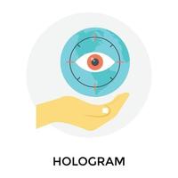 Trendy Hologram Concepts vector