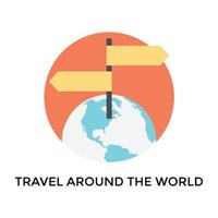 Travel around the World vector