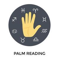 Palmistry and Astronomy vector