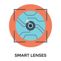 Trendy Smart Lenses vector
