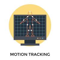 Trendy Motion Tracking vector