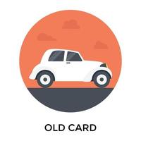 Trendy Old Card vector