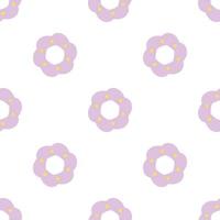 Lilac abstract circle pattern seamless vector