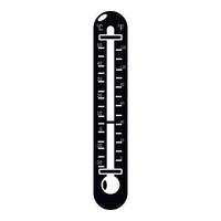 Street thermometer icon, simple style vector