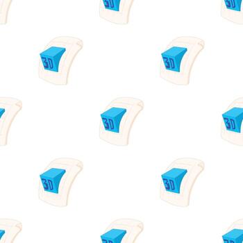 Archivo de programa 3d patrón vector sin costura