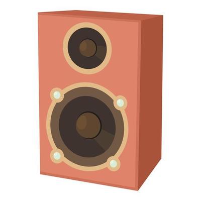 Speaker icon, cartoon style