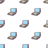 Gaming keyboard for tablet pattern seamless vector
