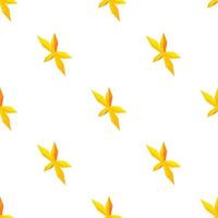 Star with five points pattern seamless vector