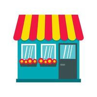 Store icon, flat style vector