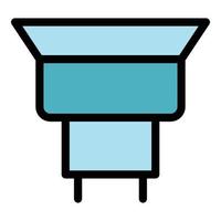 Maintenance gutter icon color outline vector