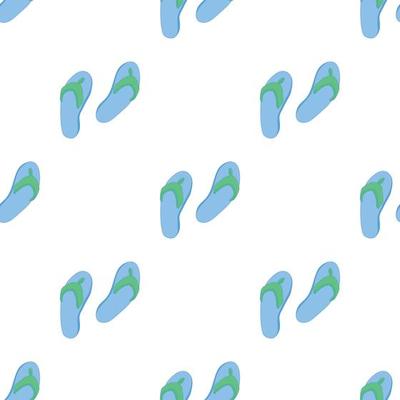 Beach shoes pattern seamless vector