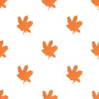 Maple leaf pattern seamless vector