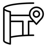 Museum virtual tour icon outline vector. Vr camera vector