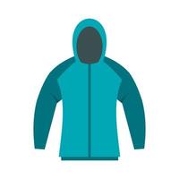 Sweatshirt icon, flat style vector