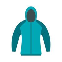 icono de sudadera, estilo plano vector