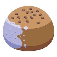 Bacteria chocolate icon isometric vector. Food safety vector