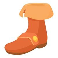 Footwear icon, cartoon style vector