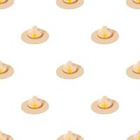 Sheriff hat pattern seamless vector