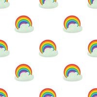 Rainbow pattern seamless vector