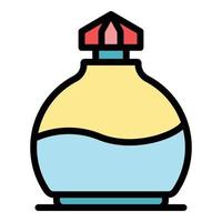 French aroma perfume icon color outline vector