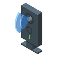 Drive sensor icon isometric vector. Car traffic vector