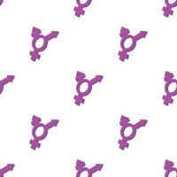 Transgender sign pattern seamless vector